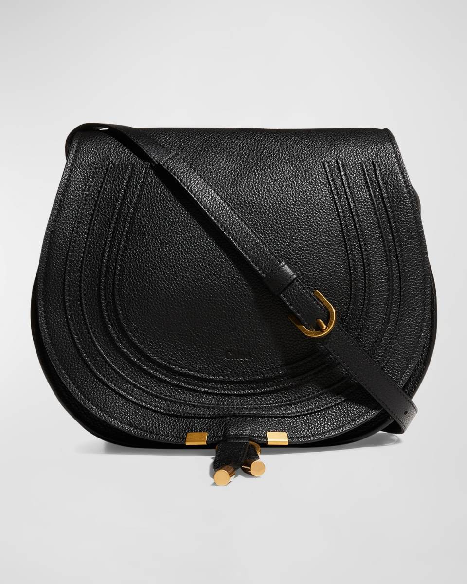 Marcie Medium Crossbody Bag in Grained Leather